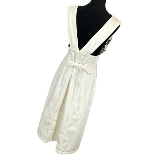 Free People Midi Dress Desert Desire Denim Minimalist Neutral Lagan Look Boho M - Picture 10 of 14